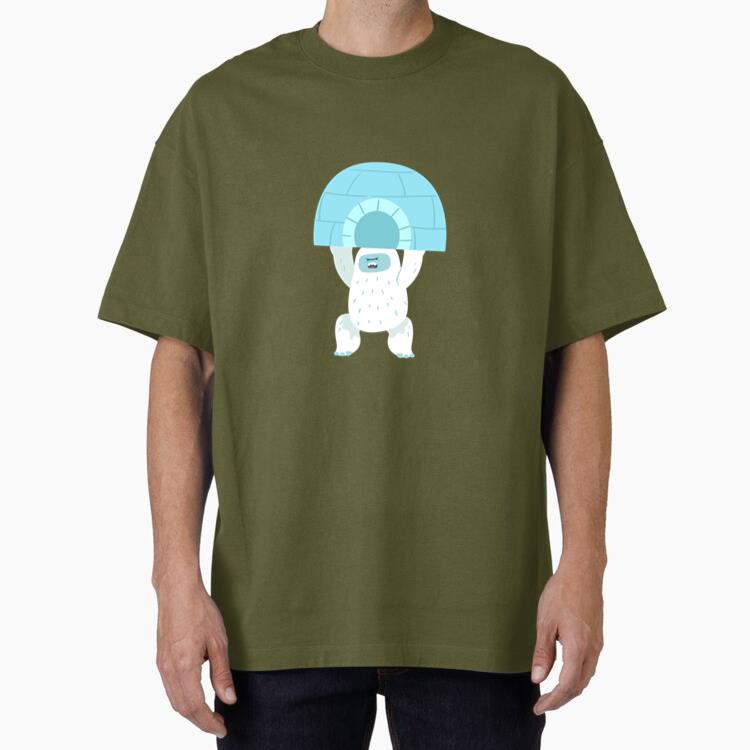 Yeti Lifting Igloo Oversized T-Shirt 