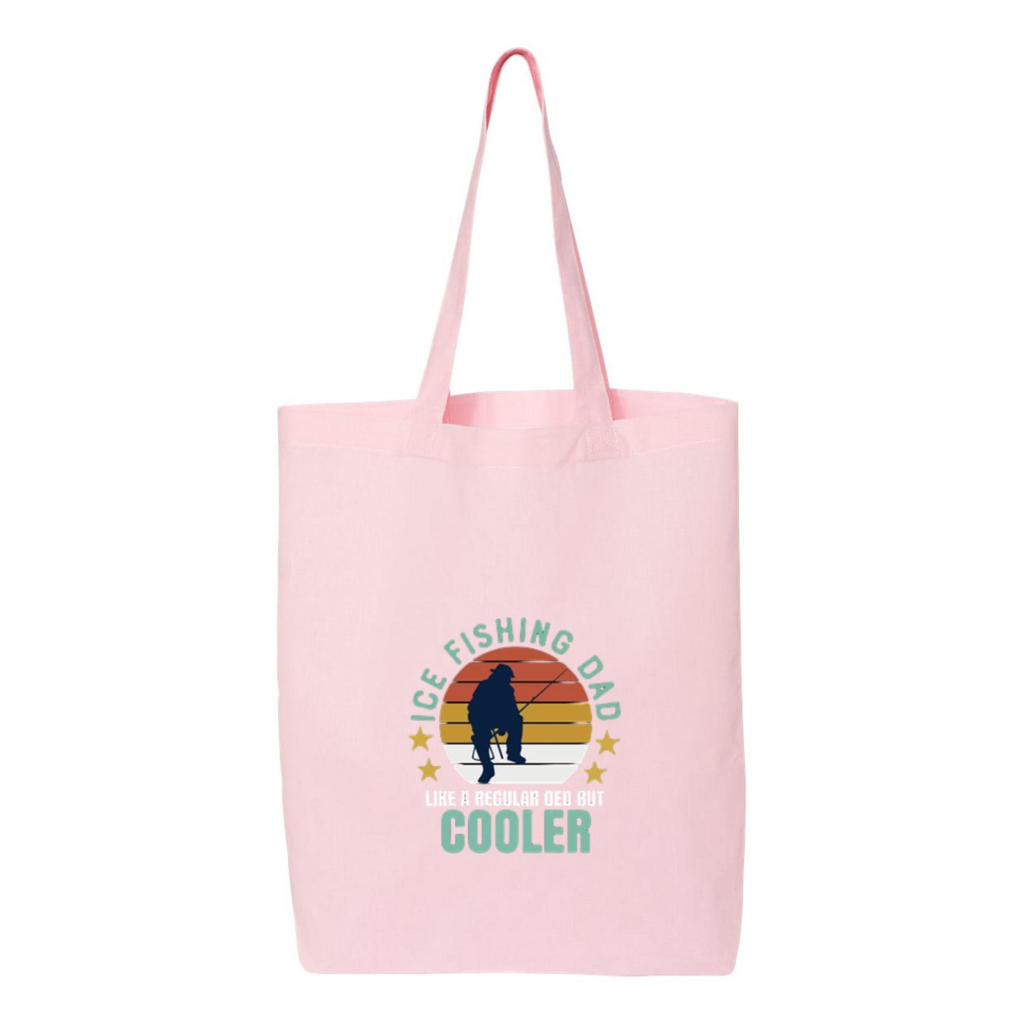 fishing theme slogan graphics illustrations Canvas Tote Bag 