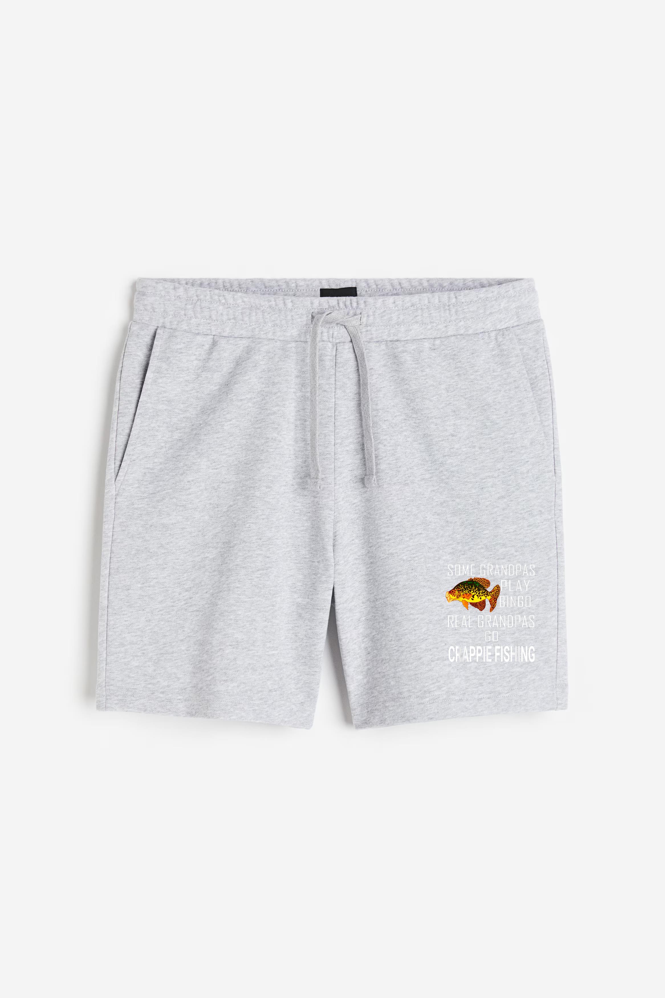 Some Grandpas Play Bingo Real Grandpas Go Crappie Fishing Relaxed-Fit Shorts